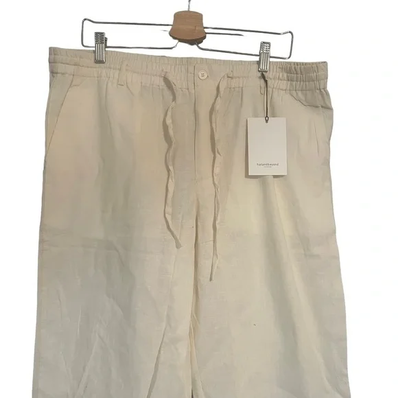 cream linen pant 2XL hatandbeyond - Picture 3 of 8